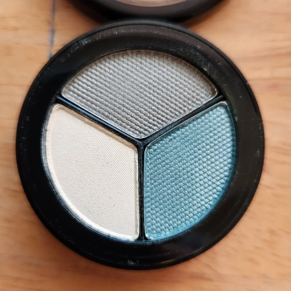 Paese Opal Eyeshadows Trio Perl Silk #236 Lady Of The Lake Beige Taupe Green blu